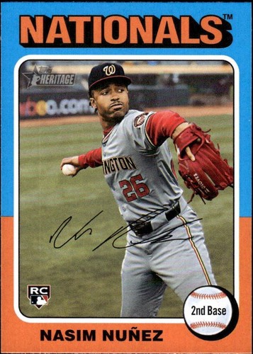 2024 Topps Heritage High Number - Nasim Nunez #687