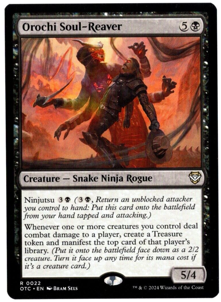 Orochi Soul-Reaver 0022 Non Foil Rare Outlaws of Thunder Junction MTG NM