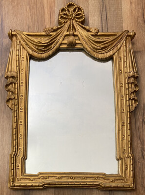 Black French Ornate Wall Mirror Resin Style Dressing Mirror Large mirror 49 X 69