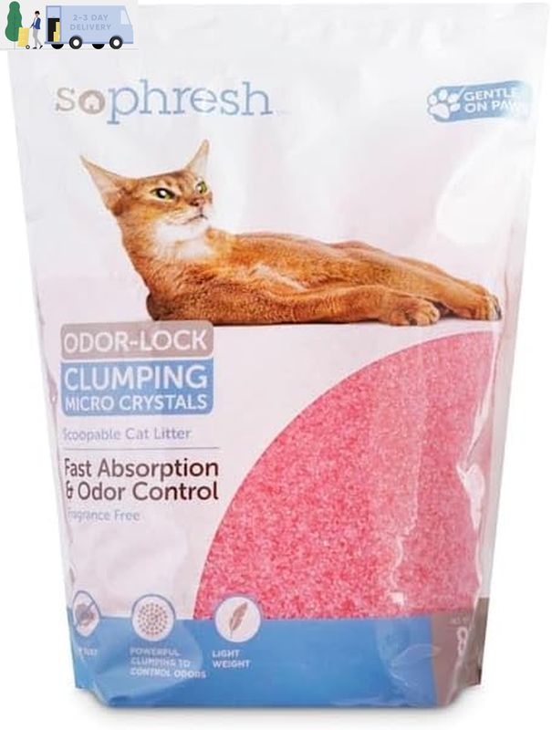 So Phresh Scoopable Odor-Lock Clumping Micro Crystal Cat Lit