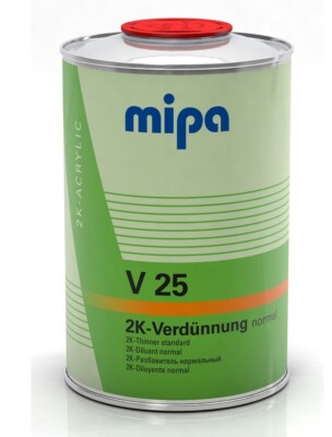 Mipa V25 1 Liter 2K Verdünnung für Basislacke, 2K Lacke und Füller