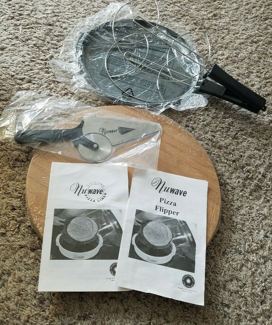 NuWave Pro Plus Infrared Oven Extender Ring Cooking Rack Pizza Kit Accessories