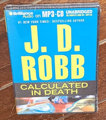 Calculated in Death by J. D. Robb (2013, CD MP3, Unabridged) Free Shipping!