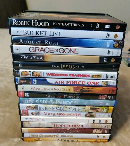 Lot of 18 DVDs (Warner Bros./Columbia Pictures/Universal Lot of 18 DVDs (Warner Bros./Columbia Pictures/Universal