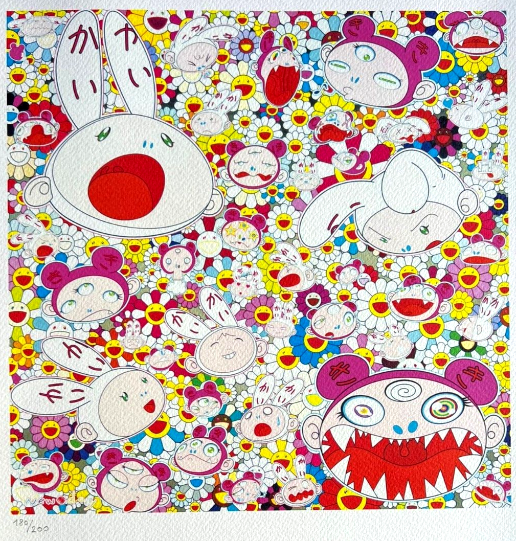 Takashi Murakami Lithograph Mori Art COA Original Numbered