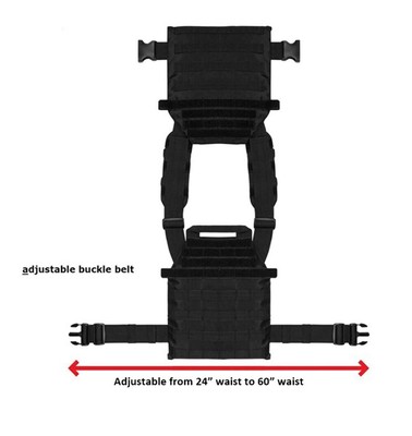 Active Shooter Molle Tactical Vest Plate Carrier With Level III Armor Plates