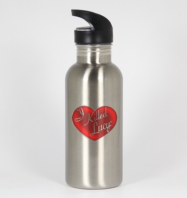 XLAB Cool Shot Insulated Reflective 20oz Road Tri Bike Water Bottle Matte Silver