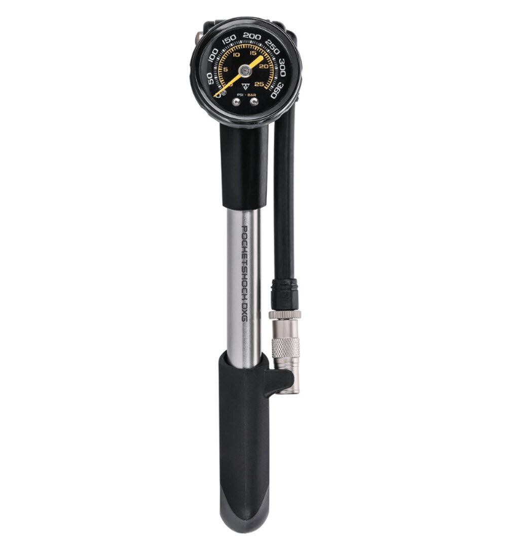 Topeak Dämpferpumpe Pocket Shock DXG bis 25 Bar Neu