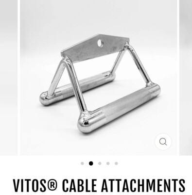 V-Shaped Bar, LAT Pull down, Seated Row, Cable Machine Attachment 