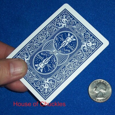 Steal Shimmed Card - Double Thick, Blue Back Bicycle Standard Index, Metal Shim