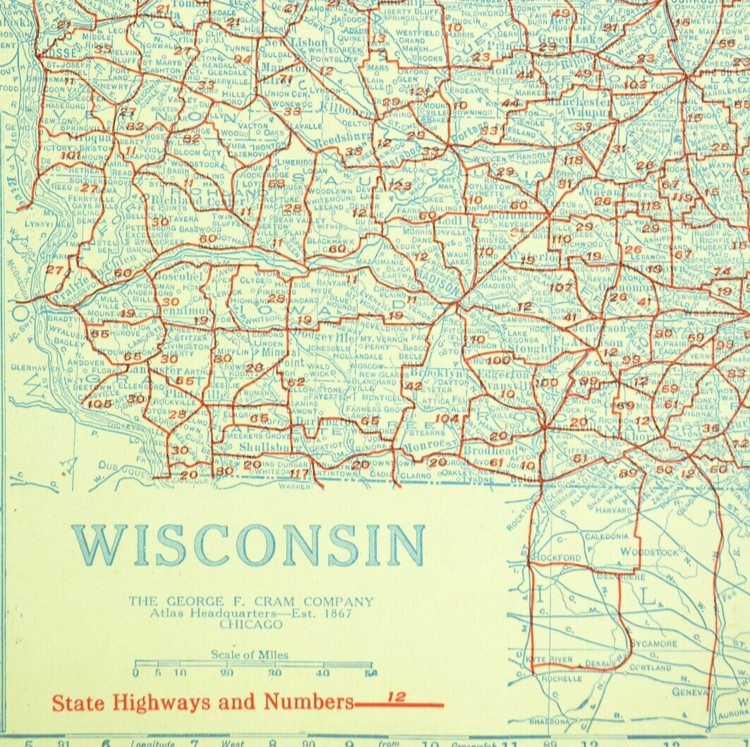 老式WISCONSIN 汽车轨道地图高速公路旧原版麦迪逊绿湾| eBay 老式WISCONSIN 汽车轨道地图高速公路旧原版麦迪逊绿湾| eBay
