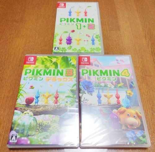 Pikmin 1+2, 3, 4 セット Pikmin 1+2 & 4 Switch Brand New Game Bundle (2023 Strategy