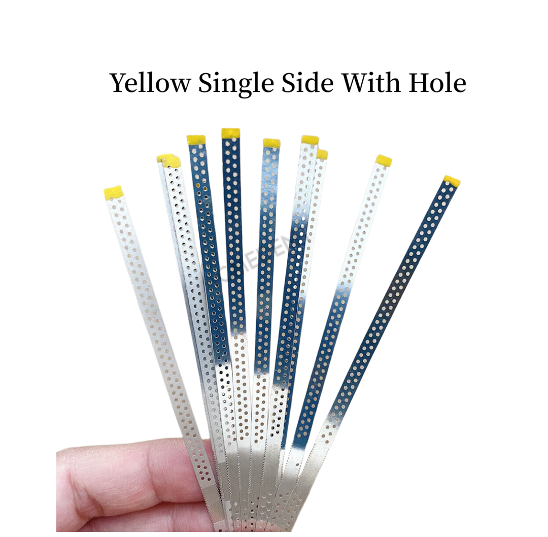 New Dental Single Side Diamond Polishing Finishing Strips Metal Polishing Sands
