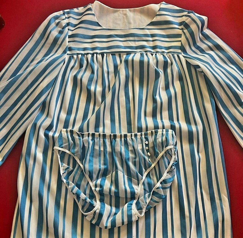Rare Vintage Vanity Fair Tricot Night Slip and Matching Pantie.