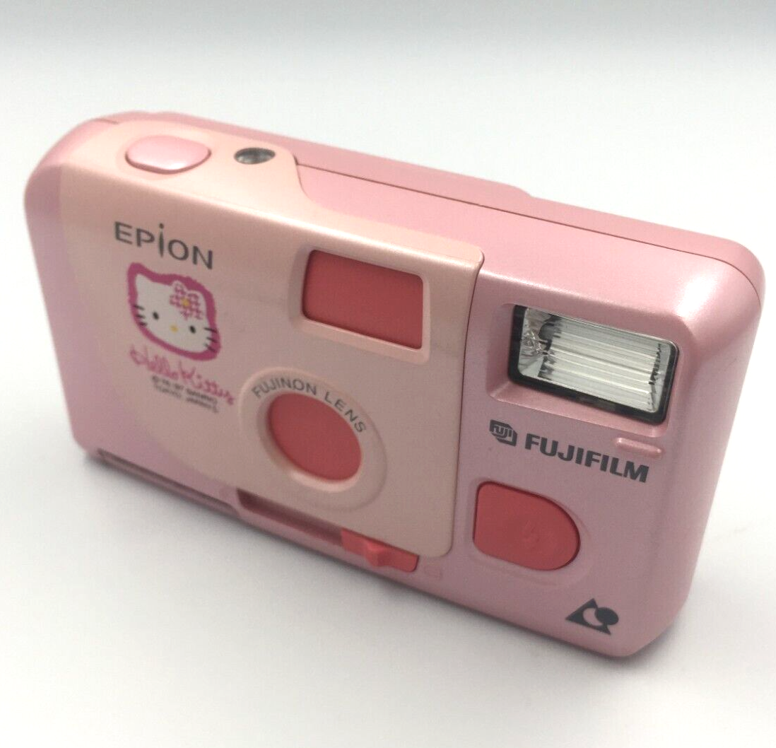 ★美品★ FUJIFILM EPION HELLO KITTY ＃3211 Fujifilm Epion HELLO KITTY Film camera sanrio kawaii Pink