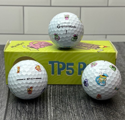 Taylormade TP5 Pix Tiki Hawaii Logo Golf Balls (3 New Golf