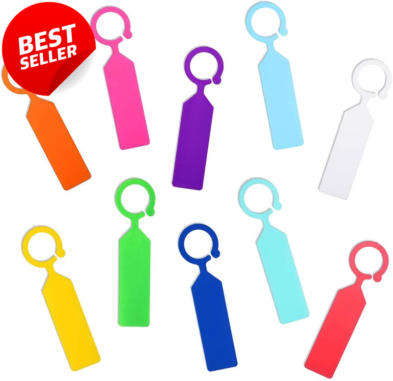 100Pcs Plant Labels Waterproof Plastic Hanging Tags 4.3 Inch - US
