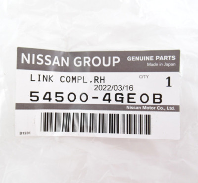 Genuine OEM Nissan Infiniti 54500-4GE0B Passenger RH Lower Control Arm Link