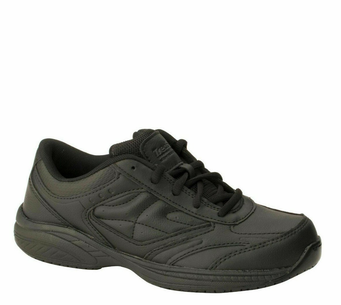 tredsafe gwen slip resistant athletic shoe in black women's