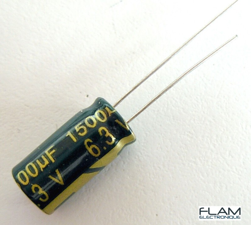 Condensateur 6.3v 1500uf Low Esr Ã©Lectrolytique Aluminium Capacitor 16x8mm