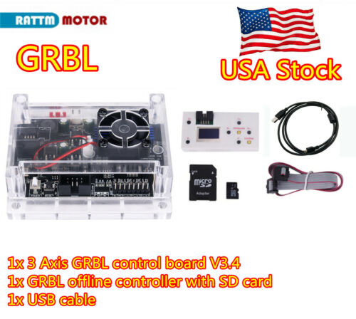 【USA】 3 Axis GRBL Control Board with Offline Remote Controller for CNC 3018 PRO