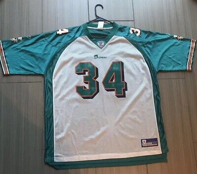 reebok Miami Dolfins R. Williams #34 green/white jersey size 2XL made in Vietnam