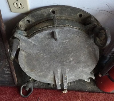 Vintage Bronze WWII Era Ship's Nautical Porthole, with Cover 16