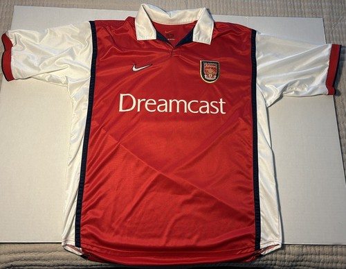 NIKE ArsenalFC BERGKAMP ユニフォーム　XL ＃1274 Vintage Bergkamp Arsenal Nike Soccer Jersey 04/05 Size XL