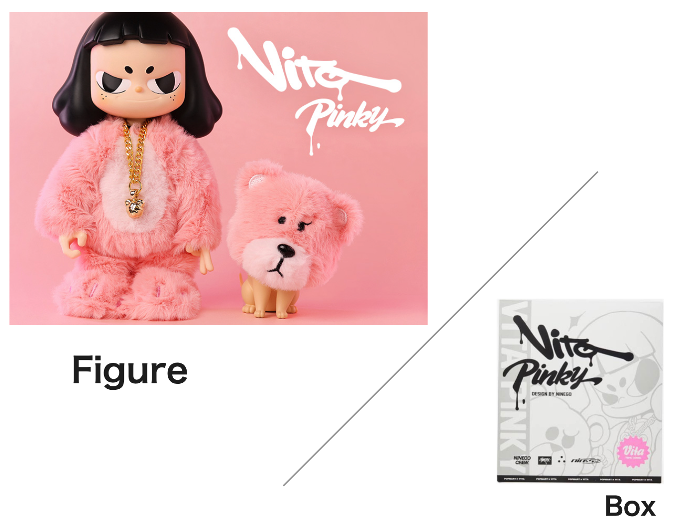 【未開封新品】POPMART VITA PEEKABOO ビッグサイズ 絶版品 VITA PEEKABOO Figurine | Designer Figurine | Pop Mart - POP