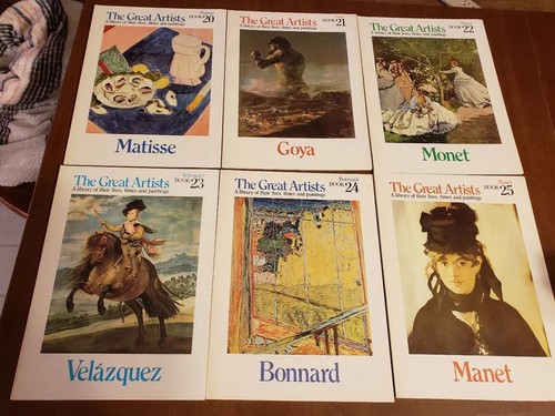 THE GREAT ARTISTS Book Collection 24 Books.(Book 1 Missing) Funk & Wagnalls,1978