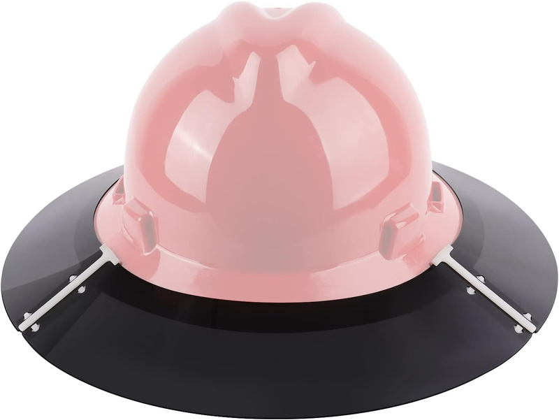 Premium Hard Hat Visor Compatible with MSA V-Gard Full Brim Hard Hat Sun Shade,