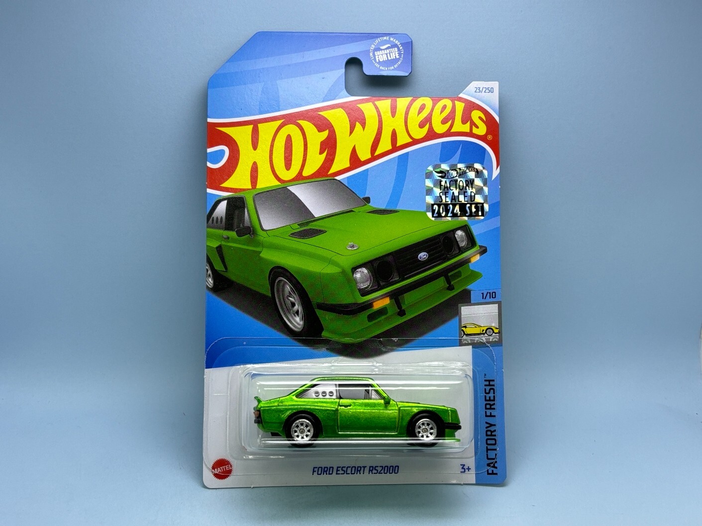 ホットウィール スーパートレジャーハント STH エスコート RS2000 2024 Hot Wheels Super Treasure Hunt STH Factory Sealed