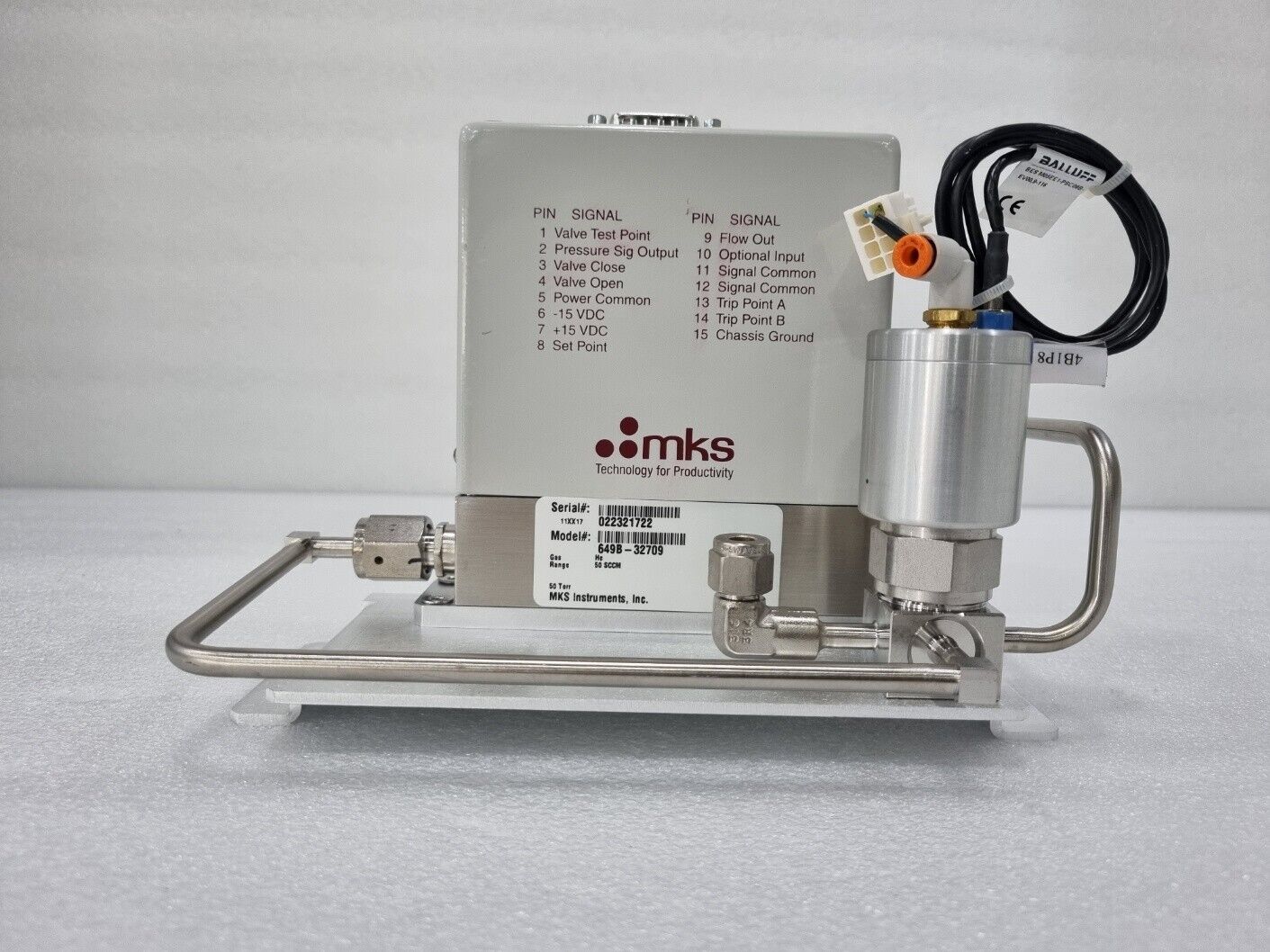 LAM HE UPC VALVE 649B-32709 He 50SCCM, 50TORR 839-078004-111 797-800733-100 LAM HE UPC VALVE 649B-32709 He 50SCCM, 50TORR 839-078004-111 797-800733-100