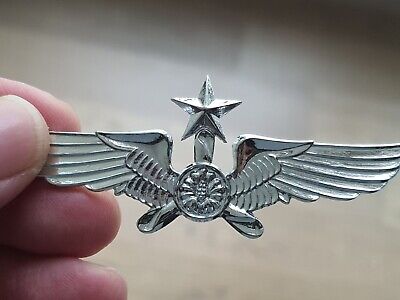 ROK Air force Senior Aircraft PILOT WING Badge (BIG) on Chest / CURRENT ORIGINAL