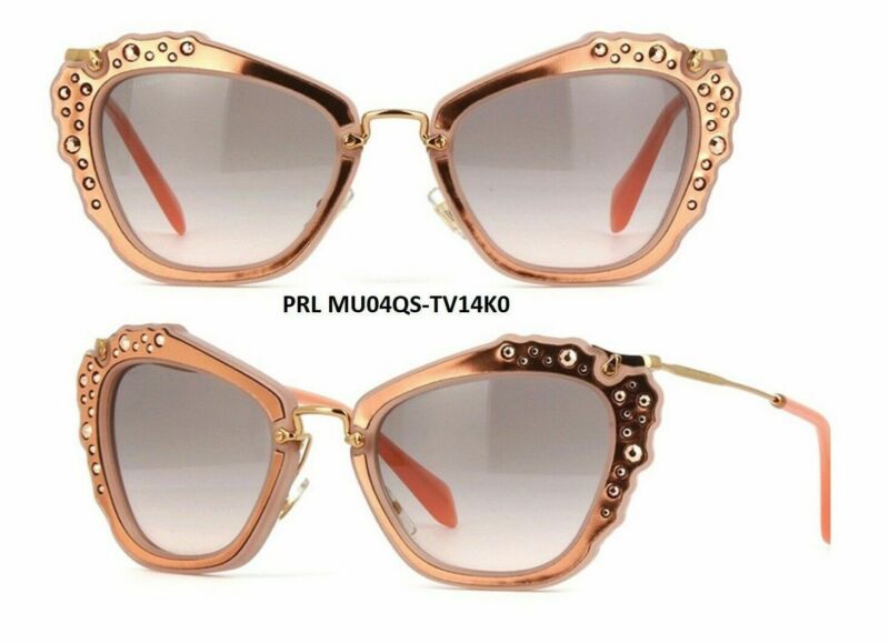 Miu Miu Sunglasses 04qs Tv14k0 Matt Pink Grey Pink