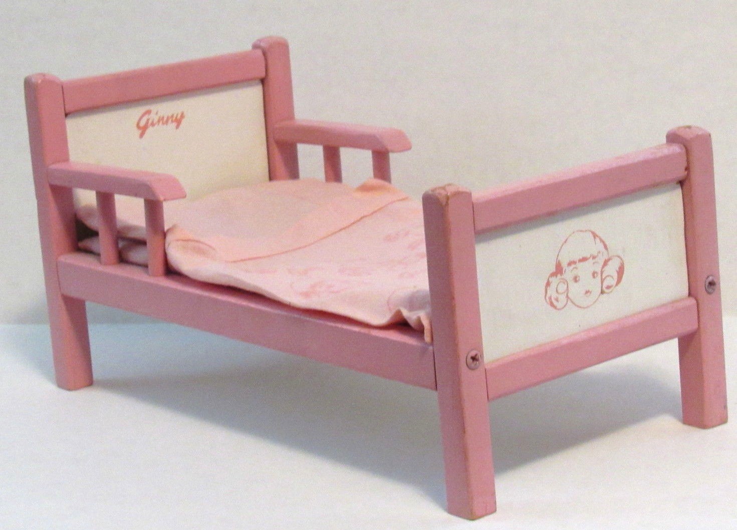 VINTAGE VOGUE 1955 GINNY'S Doll BED 7