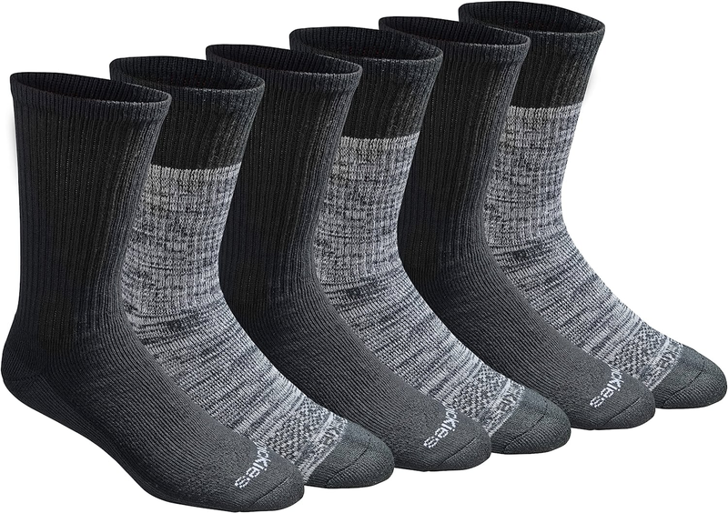 Men's  Dri-Tech Moisture Control Crew Socks Dickies Multipack Choose Color/Count