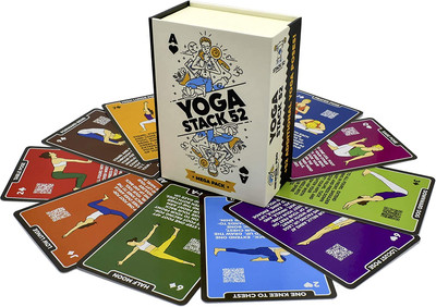 Yoga Exercise Cards: Designed by Certified Yoga Instructor. Video Instructions I