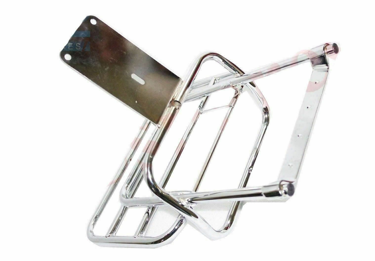 Vespa Carrier Rear Folding Rack Chrome Plated PX PE T5 Stella Models 