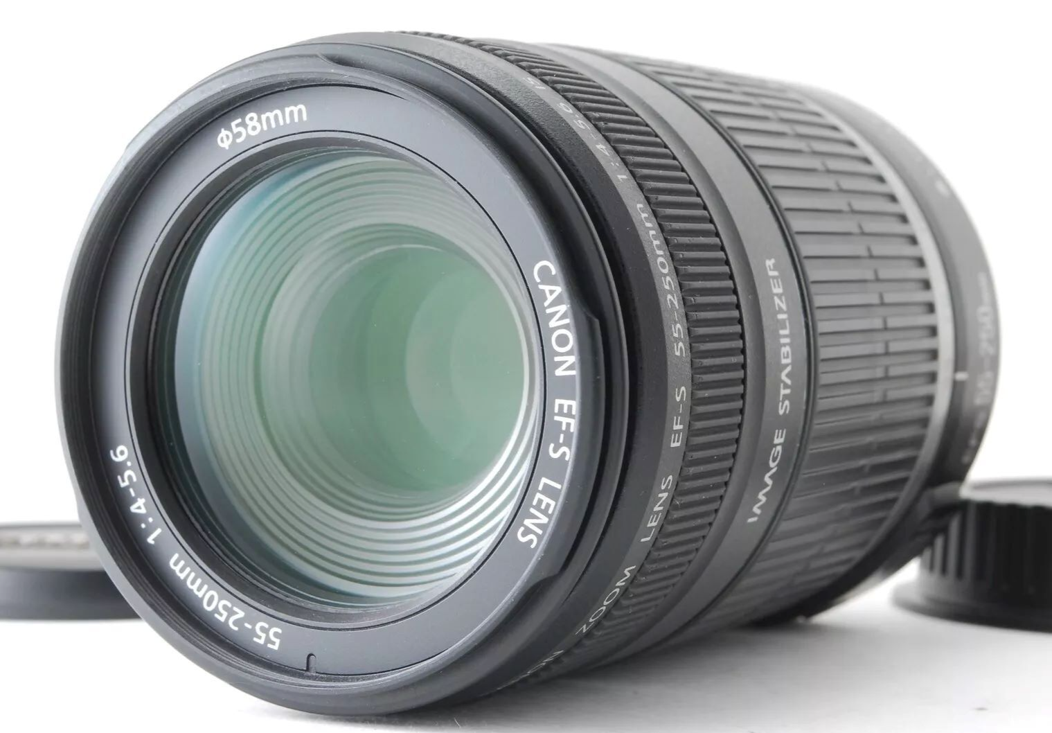 ＊完動品 Canon EF-S 55-250mm F4-5.6 IS Works Perfectly【MINT】Canon EF-S 55-250mm F4-5.6 IS