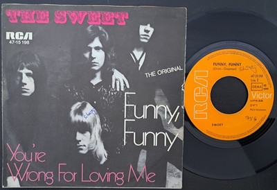 7"   The Sweet - Funny, Funny