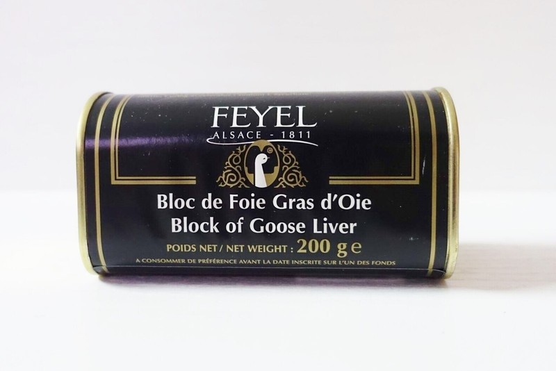 Foie Gras Oie  GÃ¤Nseleber Bloc Von Feyel 200g Dose Original Aus Frankreich !