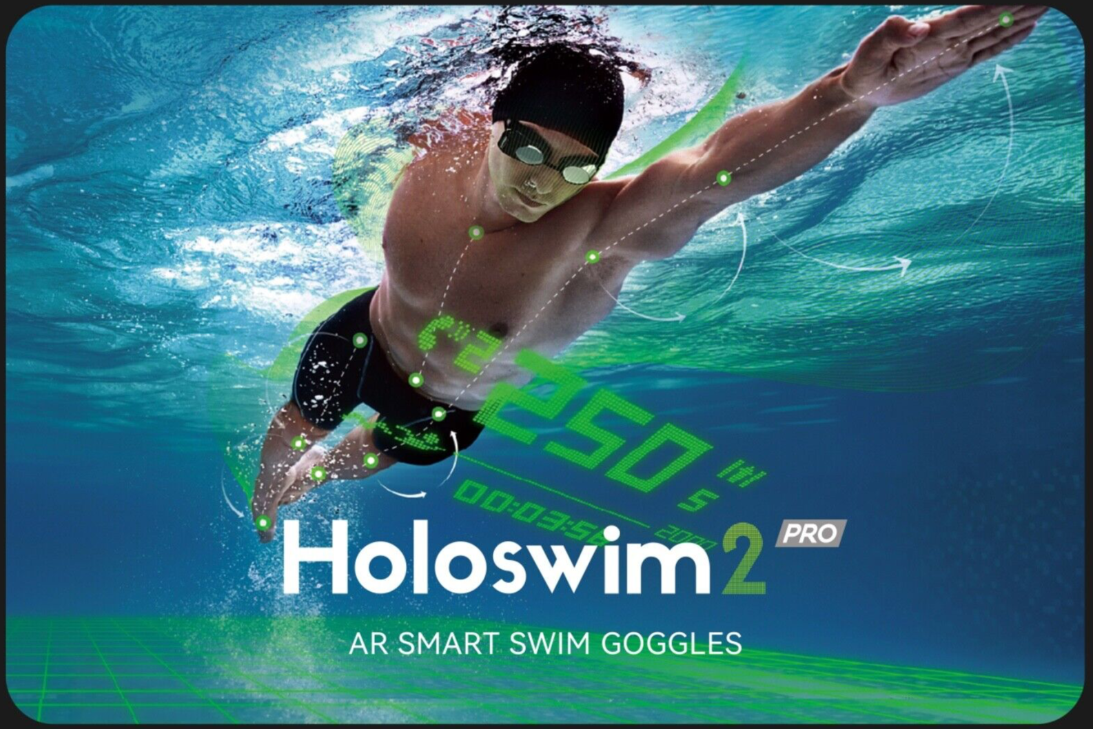 Holoswim AR Smart Swim Goggles 2 Pro