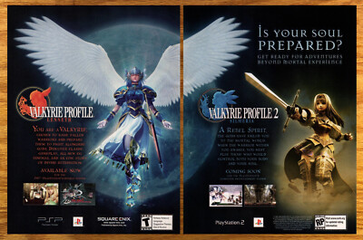 Valkyrie Profile 2 Square Enix - Video Game Print Ad / Poster Promo Art 2006