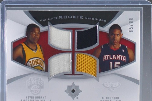 2007-08 Ultimate Collection - Al Horford/Kevin Durant #URM-DH