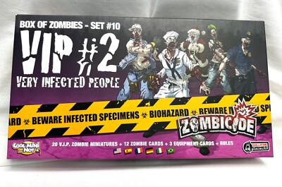 CMON - Zombicide - Box of Zombies #11 VIP #2 Very Infected People New Open Box 