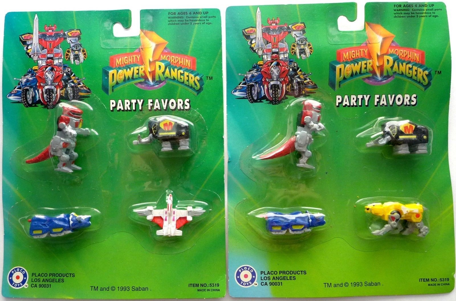 Power Rangers Party Favors and Bag Fillers