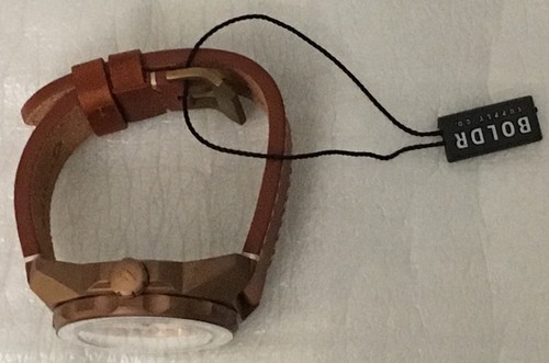 Pre-owned Boldr Brand  Odyssey Bronze White Knight Nh35a Automatic Watch With Warranty