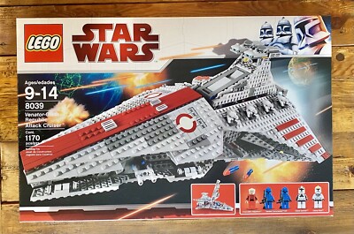 NEW SEALED Lego Star Wars Venator-Class Republic Attack Cruiser (8039) RARE