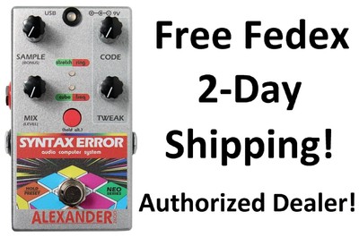 New Alexander Syntax Error Audio Computer System Guitar Effects Pedal